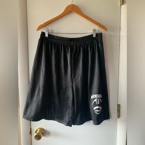Men's Black Sports Shorts